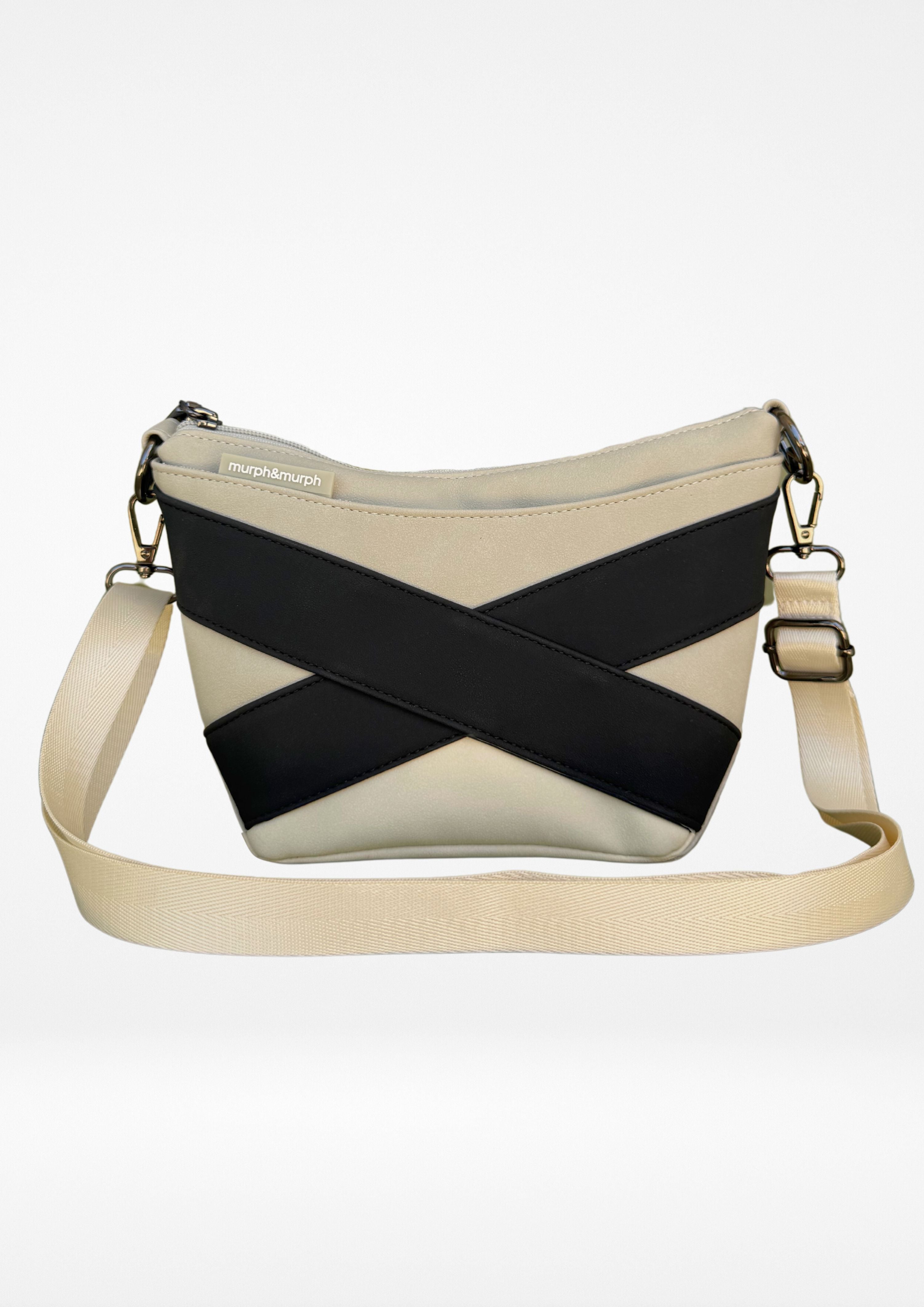 Petite Luxe - Susanna Cream + Black Suede