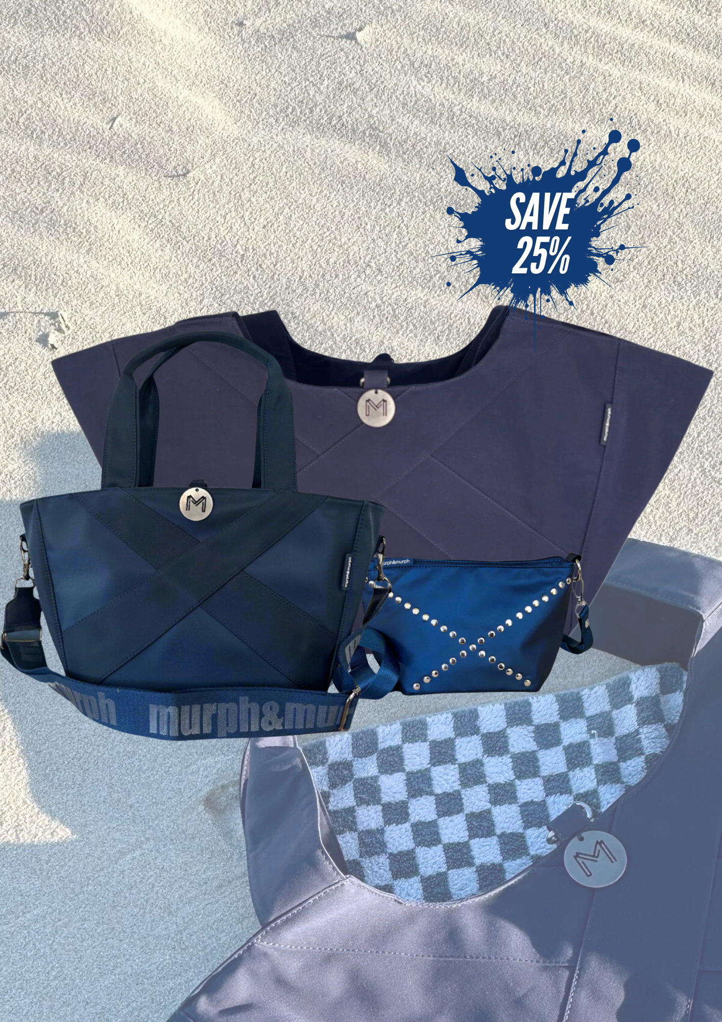 BLUE BUNDLE - PETITE, CARRY ALL + URBAN TRAVELLER - SAVE OVER $170!!